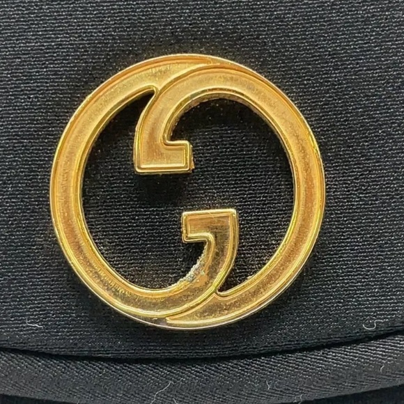 Authentic  GUCCI Black Chain Clutch Shoulder Bag/ original Gucci chain included - Picture 6 of 16